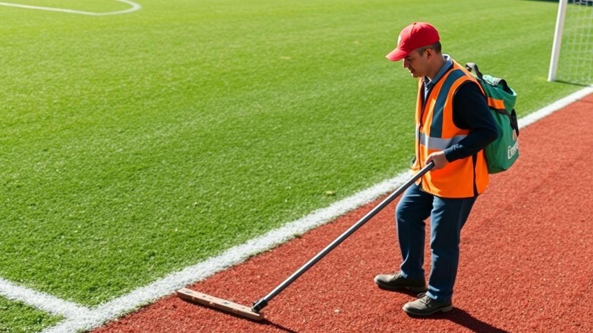 Como manter sua grama sintética para campo de futebol profissional Como manter sua grama sintética para campo de futebol profissional